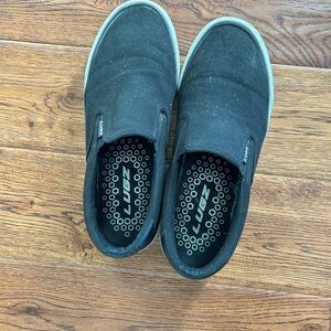 Black Slip-On Women's Sneakers